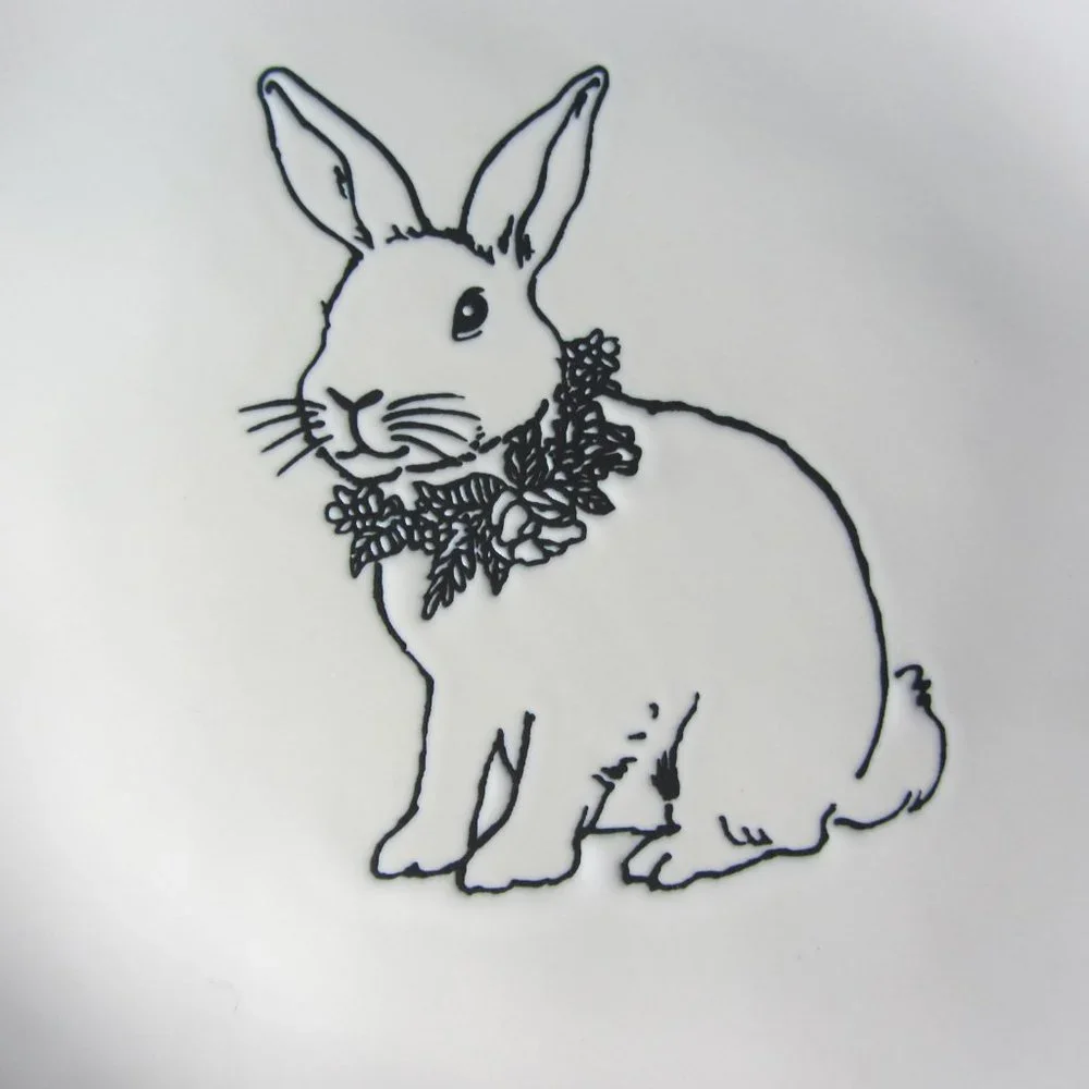 3 for $40 - pier 1 easter bunny rabbit plate (w1794)